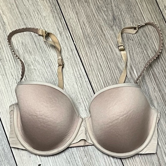 Thirdlove 24/7 Underwire Lightly Lined T-Shirt Bra Size 32DD Beige Demi Bra - Picture 7 of 7